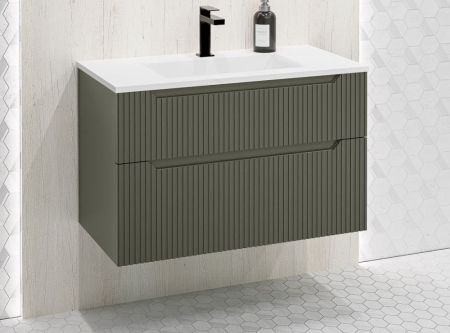 IBX FORTUNA, тумба под раковину 80 см, 2 ящика, цвет терра матовый лак, артикул F520802CCG/TERRAM