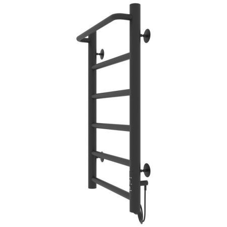 Полотенцесушитель электро "Прайм ЧКЧ П6 400*600", черный матовый, правый, артикул 73207593