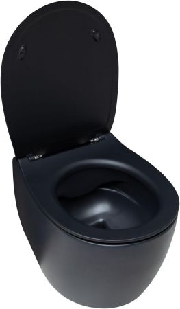Чаша подвесного унитаза Allen Brau Fantasy 4.11004.31 черный матовый, артикул 4.11004.31