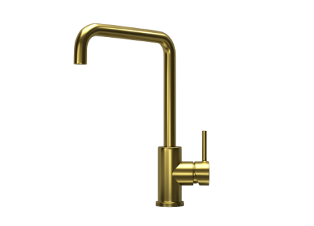 Смеситель для кухни GRANULA (7110, ЗОЛОТО САТИН), артикул 7110, ЗОЛОТО САТИН
