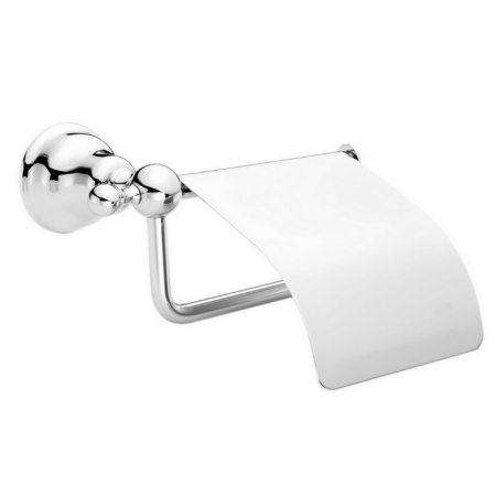 HUBER Croisette Бумагодержатель с крышкой, цвет никель матовый, артикул 4036.01H.AC