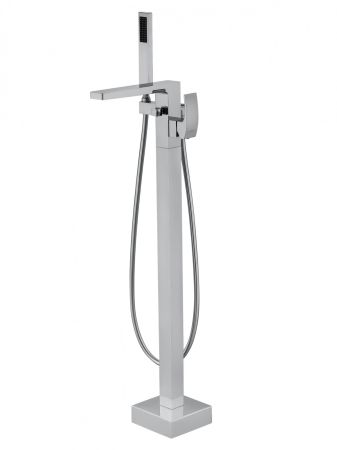 Смеситель для ванны напольного монтажа WONZON & WOGHAND FIT, Хром (WW-88649009-CR), артикул WW-88649009-CR