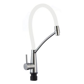 Смеситель для кухни с гибким изливом Fmark FS8255A-02, хром