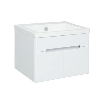 Тумба Runo Парма 60 подвесная 2 двери под умывальник УТ000001837 (Omega 60) (00-00001037)