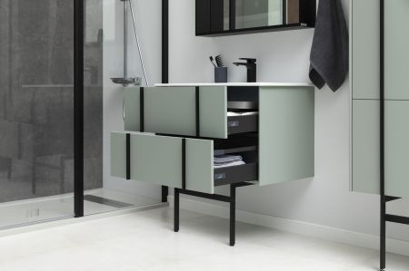 Тумба под раковину Allen Brau Reality 80 1.32005.CGM олива матовый, артикул 1.32005.CGM