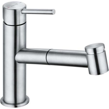 Смеситель для кухни  KLUDI STEEL 44851F860 (сталь, L-21,5 H-12,5), шт Смеситель для кухни  KLUDI STEEL 44851F860 (сталь, L-21,5 H-12,5), шт