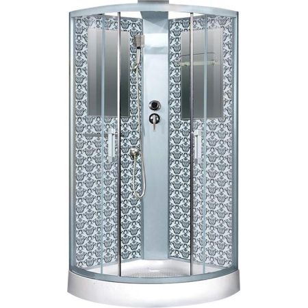 Душевая кабина Niagara Lux NG-7715WBK 90x90 без гидромассажа, артикул 7715WBK