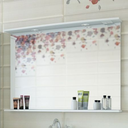 Зеркало Sanflor Софи 105 С002225 Белое, артикул С002225