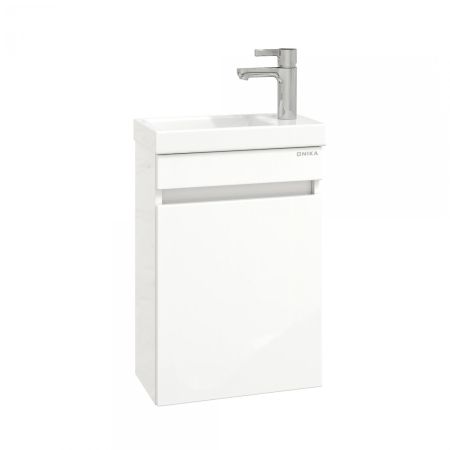 Тумба Onika Милтон 40 подвесная, белая (ум. Como 40)