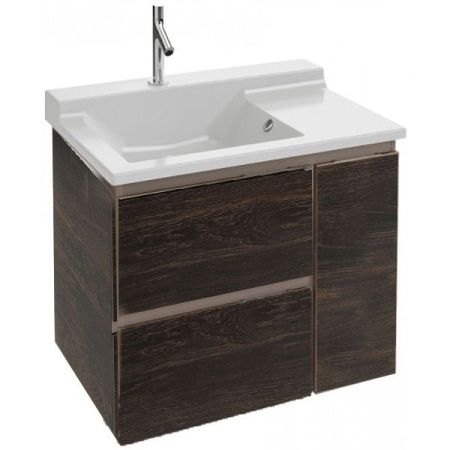 Тумба под раковину Jacob Delafon Soprano 80 EB1330-E15 подвесная Черное дерево, артикул EB1330-E15