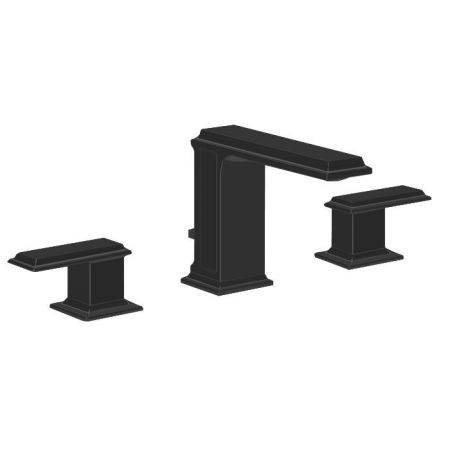 Gessi Eleganza Смеситель для раковины на 3 отверстия с донным клапаном, цвет: черный металлик, артикул 46012#706