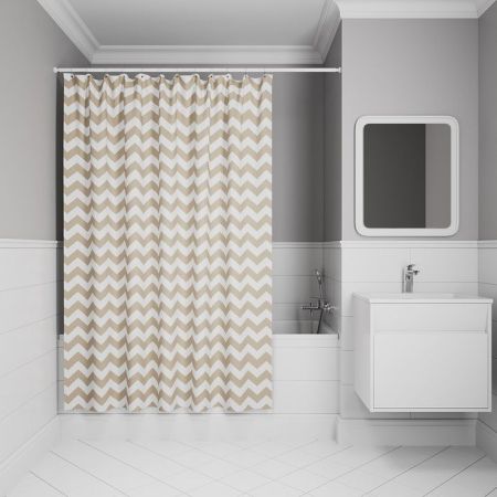 Штора для ванной IDDIS 200x180 см, Полиэстер (BR03P18i11), артикул BR03P18i11