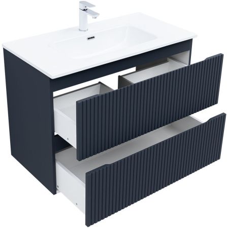 Тумба под раковину Aquanet Джейн (Flat) 90 маренго, артикул 00335430