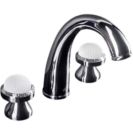 Смеситель для раковины на 3 отверстия SATINE хром_Комплект, артикул 277-ST