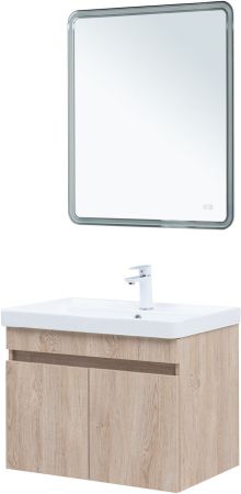 Тумба под раковину Aquanet Оптима 70 дуб светлый