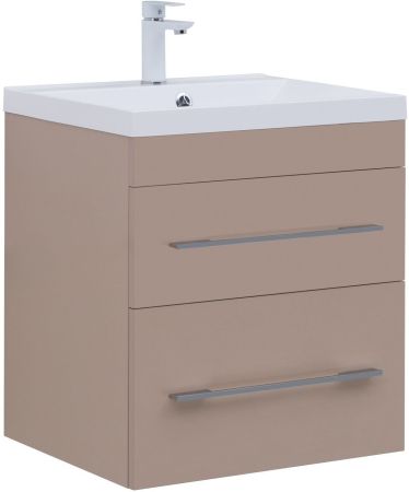 Тумба под раковину Aquanet Верона 60 капучино (2 ящика), артикул 00304536