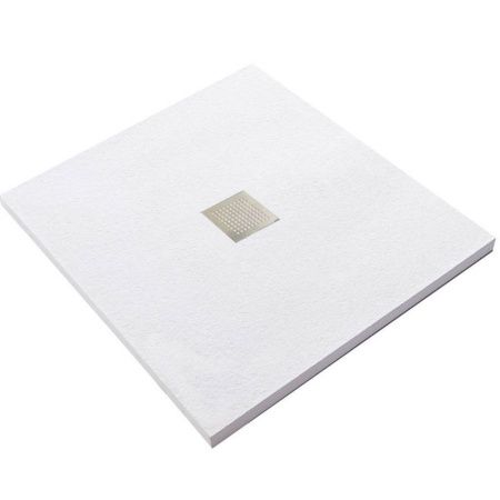 Душевой поддон из искусственного камня Vincea VST-2SR29090W 90x90 Белый матовый без сифона