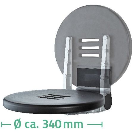 Сиденье для душа Ridder Assistent А0210010 Черный