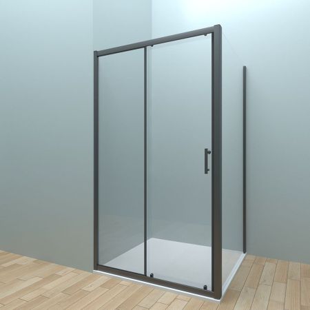 Душевой уголок Rovigo 100х70х190 Прозрачное черный RV072-10070PR-01-C4