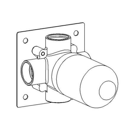 Внутренняя часть, Carimali, назначение-для дивертора на 3 потока воды, стандарт подвода воды-1/2", не окрашен, артикул W21802CR
