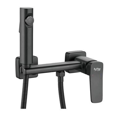 Гигиенический душ со смесителем Raffine F0599H-1, черный
