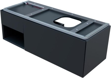 Тумба под раковину Allen Brau Infinity 120 1.21008.AM R антрацит матовый, артикул 1.21008.AM