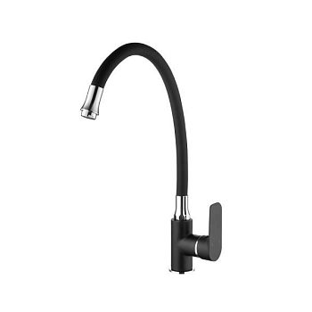 Смеситель для кухни с гибким изливом FASHUN A4082-7, черный