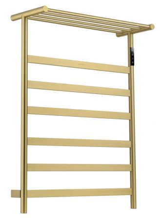 Полотенцесушитель электрический WONZON & WOGHAND ESSEN, Брашированное золото (WW-A403-BG), артикул WW-A403-BG