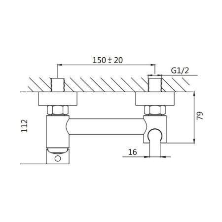 Гигиенический душ со смесителем Shevanik S107G, золотой сатин