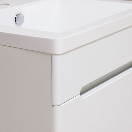 Тумба под раковину Runo Парма 75 4620750025823 Белая