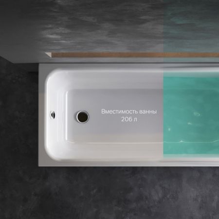 W80A-170-070W-A Like, ванна акриловая A0 170х70 см,шт
