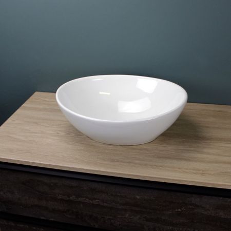 Раковина чаша Maretti EN13NS87-844, белая, артикул EN13NS87-844