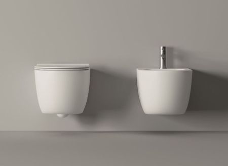 Alice Unica 50, подвесное биде c крепежом fix10, 50x35 см, цвет белый глянцевый, артикул 32230101