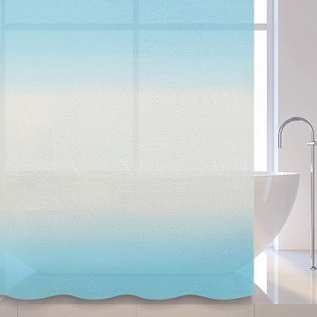 Штора для ванной комнаты Savol S-2D18A, плавный переход цветов