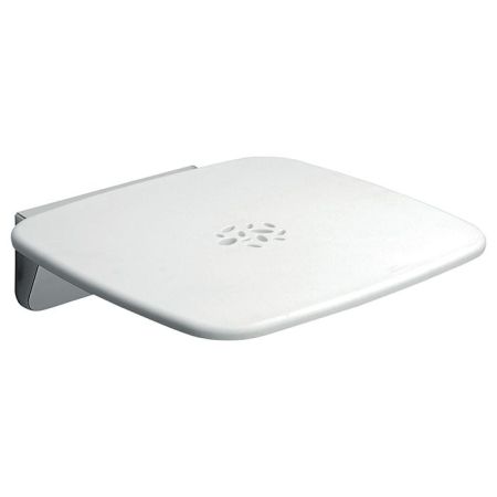 Colombo Complementi Сиденье для душа, с креплениями к стене, 160кг, цвет: белый, артикул B9645.BI