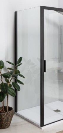 Боковая стенка Aquanet Pleasure AE60-F-80H200U-BT 80, прозрачное стекло, артикул AE60-F-80H200U-BT