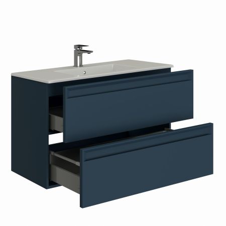 Тумба под раковину Allen Brau Eclipse 80 1.E1002.BGM 2.0 синий матовый, артикул 1.E1002.BGM 2.0