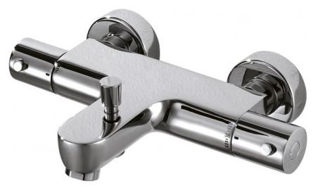 Смеситель для ванны Bravat Stream F63984C-01B с термостатом Хром, артикул F63984C-01B