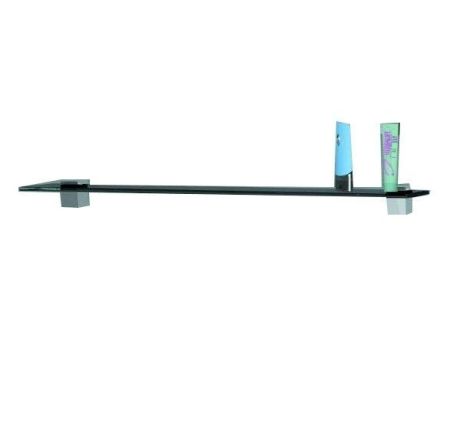 Стеклянная полка Aqwella Европа 100 Eu.06.10 Хром