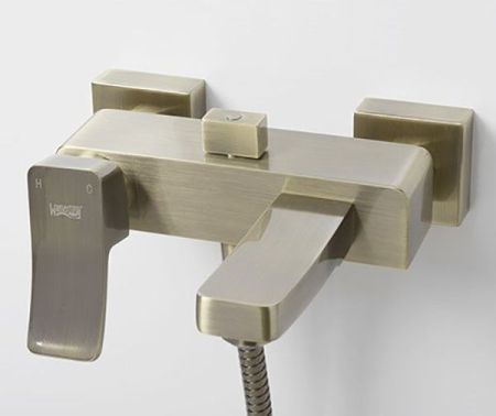 Смеситель для ванны WasserKRAFT Exter 1601 Светлая бронза