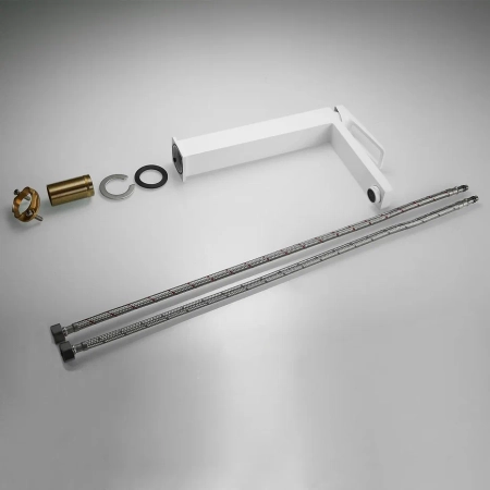 Смеситель для раковины Shevanik S6811C, белый, артикул S6811C