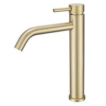 Смеситель для раковины высокий Prohanss P31.15.03, золотой сатин