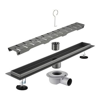 Трап для душа 60см Savol S-DL02Q-60, графит