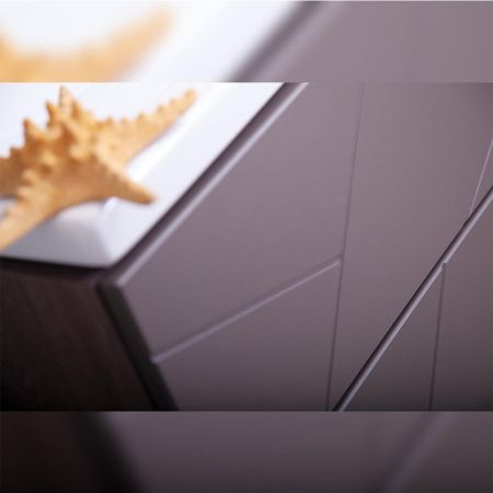 Комплект мебели для ванной Бриклаер КРИСТАЛЛ 70Z, графит/муссон, артикул КРИСТАЛЛ 70Z