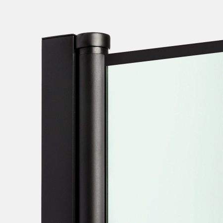 Шторка для ванны NEW TRENDY NEW SOLEO BLACK 90 см P-0048 (черный), артикул P-0048