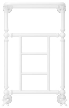 Полотенцесушитель водяной "Ренессанс 1452" 660х400 (Матовый белый), артикул 30-0282-6640