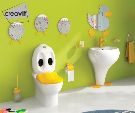 Зеркало Creavit Ducky DC30035-B детское Желтое, артикул DC30035-B