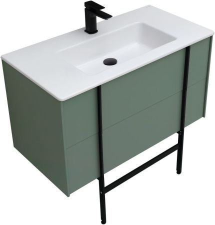 Тумба под раковину Allen Brau Reality 90 1.32006.CGM олива матовый, артикул 1.32006.CGM