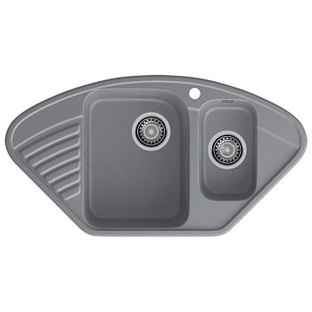Кухонная мойка GranFest QUARZ 14, темно-серый