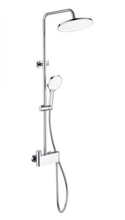 Душевая система с термостатом WONZON & WOGHAND MUSE Corno, Хром (WW-B3110-CR), артикул WW-B3110-CR